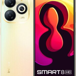 Infinix Smart 8 8 GB RAM 128 GB Storage (Shiny Gold) Refurbished